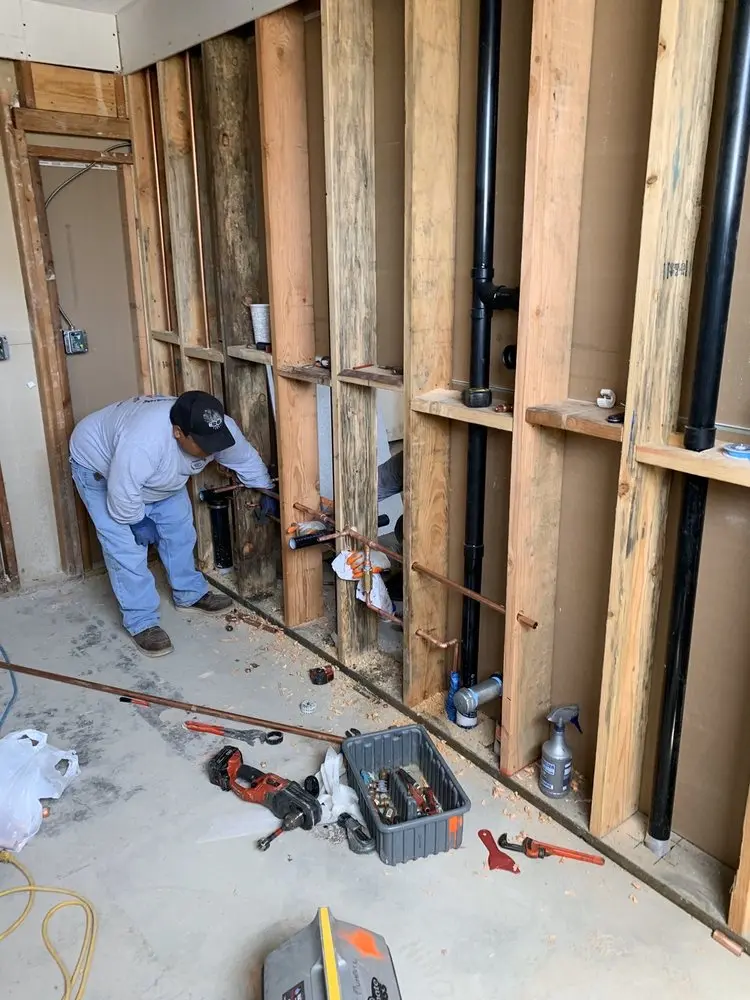 Commercial rough-in plumbing for Commercial Plumbing in Pikesville